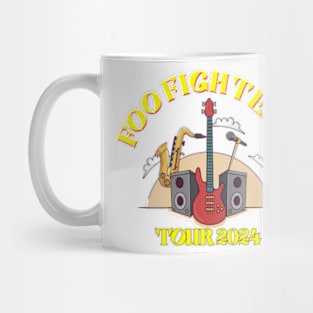 Foo Fighters Tour 2024 T shirt yellow Mug